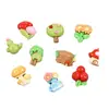 Xiaoka cena de floresta toco de árvore árvore frutífera série de cogumelos acessórios de resina cola creme case de celular DIY material para acessórios de cabelo