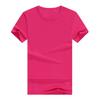 Camiseta de Algodão Puro com Gola Redonda para Impressão de Logotipo Gratuita Camisa Publicitária Cultural Bordada Uniforme de Turma Roupa de Trabalho em Equipe Venda por Atacado em Estoque