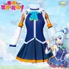 Disfraces de Cosplay Blessings for a Beautiful World Personaje Akua Anime 2D Atuendo de Cosplay en Stock