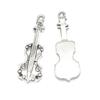 15 Tema de instrumento musical guitarra piano violín serie colgante DIY accesorios de joyería de aleación Amazon superventas