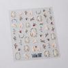 TENSOR Adesivo de Unha Autocolante Fino e Transparente para Nail Art Estéreo Joia para Unha TS-3849 Jardim de Coelhos