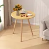 Mesa redonda pequena, mesa de centro, sala de estar simples, sofá, mesa lateral, mesa de cabeceira, mesa de varanda criativa, mini simples