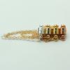 Hebilla magnética cilíndrica de oro de 14K accesorios de joyería hechos a mano para bricolaje collar de oro pulsera hebilla de seguridad anticaída