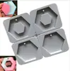 Molde de Silicona Hexagonal para Goteo de Gel de Piezas de Cera Molde de Aromaterapia Molde para Jabón Sabor Cera de Parafina Marca Molde de Goteo de Gel