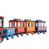 Trem Turístico Fibra de Vidro 24 Lugares Trem Sem Trilhos Equipamento de Diversão ao Ar Livre Ponto Turístico Shopping Parque Fabricante Atacado