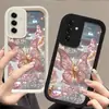 Adecuado para Funda de Teléfono Móvil Samsung S26Ultra, Carcasa Blanda Paso a Paso, Funda Protectora Mariposa con Joyas S25Plus, A16 Dropshipping