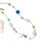 Lágrimas de la Diosa Luna Collar Vintage de Oro Cepillado con Forma de Gota de Agua con un Diseño Retro, Elegante y Lujosa Nueva Cadena para la Clavícula