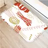 Felpudo Navideño para el Hogar con Estampado de Árbol de Navidad, Felpudo para Puerta de Sala de Estar