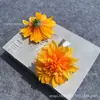 Flores de margarita artificiales, decoraciones de pared de flores para bodas, arreglos florales, materiales para manualidades DIY, coronas de flores y accesorios de flores para sombreros - al por mayor