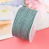 Corda Redonda Pequena Linha Não Trançada DIY Colar Trançado Feito à Mão Pulseira Linha para Pingente Colar Pingente Joia Cordão