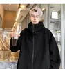 Moletom Cardigan Pesado Masculino Primavera e Outono Marca Tendência Estilo Americano Casal Estilo Funcional Versátil Solto Casual Jaqueta