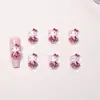 Hellokitty gato caricatura japonesa accesorios para arte de uñas resina accesorios pequeños pendientes DIY clip para el pelo decoración de uñas