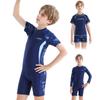Nuevo Modelo Aproximadamente 2026 Lote Pequeño Personalizado Traje de Baño para Niños Traje de Baño de Dos Piezas con Protección Solar para Niños Pequeños, Medianos y Grandes Traje de Baño de Secado Rápido