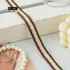 Venta Directa de Fábrica Patrón de Espiga de Trigo Hilo de Algodón Pequeño Estilo Chanel Trenzado Correa DIY Cordones de Zapato Cinta No Elástica