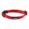 Collares para mascotas de nailon de stock de fábrica disponibles en varios colores, collares para perros ajustables, suministros para tiendas de mascotas
