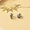 S925 Yinhuo Accesorios Plata Tailandesa Vintage Accesorios Doble Cabeza Toro Accesorios Hechos a Mano con Cuentas DIY con Cuentas