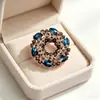 Broche de Flor Bauhinia Estilo Lujo Ligero de Moda Diseño Nicho Elegante Corsage de Vid Accesorios Nuevos para Pin de Traje