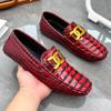 Comercio Exterior Talla Grande 48 Zapatos Casuales de Cuero para Hombre Patrón de Cocodrilo Zapatos Juveniles Modernos Suela Suave Zapatos para Conducir Zapatos Perezosos Zapatos Zapatos para Hombre