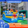 Nuevo castillo inflable con tobogán para niños, castillo travieso de PVC, trampolín para niños, castillo travieso, parque acuático interior y exterior.