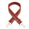 Nueva correa de hombro ancha y gruesa con rayas de colores de 3,8 cm, accesorios para bolsos de mujer, correa decorativa, bandolera larga