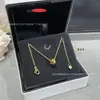 Collar de Hielo de Agua Luna para Mujer, Patrón de Diamantes Incrustado con Diamantes, Forma de V Chapado en Oro Rosa de 18 Quilates, Cadena Ligera de Lujo para Suéter, Cadena para Clavícula