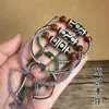 Pulseira de Contas Dzi Estilo Xizang DIY Feita à Mão com Osso de Boi, Joia Étnica Unissex para Locais Culturais