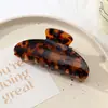 Pinza de Moda para el Cabello de Acetato Estilo Chanel para Media Coleta en la Parte Trasera de la Cabeza, Pinza Tiburón para un Look Desenfadado, Horquilla Versátil al por Mayor