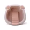 Bacia de Lavar Roupa Doméstica com Tábua de Lavar Dormitório Estudantil Tábua de Lavar Plástico Louça Grande Bacia para Lavar Mãos de Bebê Mini