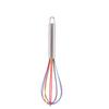 Batedor de Ovos Manual de Aço Inoxidável com Linha de Silicone Utensílio de Cozinha Doméstico Pequeno para Batedor de Creme e Clara de Ovo Ferramenta de Cozimento
