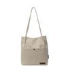 Bolsa de Lona Feminina 2026 Nova Moda Tendência Casual Bolsa de Ombro Grande Capacidade Bolsa Saco Bolsa de Mão de Verão