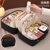 Bolsa de Almacenamiento de Cosméticos Multifuncional de Venta Caliente Transfronteriza, Almacenamiento con Compartimentos de Múltiples Capas, Neceser Portátil, Estuche de Maquillaje de Gran Capacidad