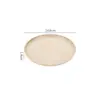 Suministro directo de fábrica juego de platos de paja de trigo plato para cena de casa hotel plato para huesos de pescado plato para postre bocadillos plato para frutas