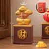 Nuevo Adorno Giratorio de Resina Atrae Fortuna Estilo Chino Árbol del Dinero Linda Decoración de Escritorio de Oficina Regalo