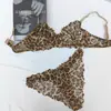 Estilo Europeo y Americano Escote Profundo Estampado de Leopardo Ultra Fino Encaje Sexy Pura Tentación Lencería para Mujeres con Bustos Grandes, Conjunto de Sujetador Francés