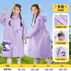 Capa de chuva infantil atacado japonês jardim de infância meninos e meninas escola especial com mochila poncho de desenho animado à prova de chuva