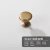 Manija de Latón para Puerta de Gabinete Estilo Francés, Cajón de Puerta de Armario Madera de Nogal Estilo Vintage Bola Redonda Colgante Estilo Chino Nuevo Manija Pequeña