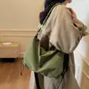 Bolso Cruzado Grande de Cuadros Casual Versátil de Moda para Mujer, Bolso de Tela Elegante para el Trabajo y los Viajes Diarios, Bolso de Hombro Único