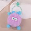 Popular Lindo Colgante Pequeño de Briqueta Hecho a Mano Colorido Dibujo Animado Conejo Rex Peluche Llavero para Coche Accesorios para Bolsos Venta al por Mayor