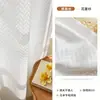 Cortinas Cortinas Transparentes Protección Solar Aislamiento Térmico Transmisión de Luz No Transparentes Oscurecimiento Balcón Espejo Parasol Fino Ganchos Blancos Ventana Saliente Rayos Ultravioleta