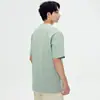 Liquidación Camiseta de Manga Corta con Sensación Fresca de Seda de Hielo para Hombre Verano Nuevo Letra Cuello Redondo Superior Transpirable Camiseta Casual