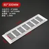 Malla de Ventilación para Gabinete de Aleación de Aluminio Blanco Cubierta Decorativa para Zapatero Rejilla de Agujero de Ventilación Rejilla de Disipación de Calor Agujero Cubierta de Agujero de Escape