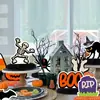 Decoraciones de Halloween para Escritorio en Forma de Panal de Abeja Set de 9 Piezas Divertidas Decoraciones de Mesa para Fiesta de Halloween Temática de Fantasmas