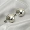 Pendientes de luna de acero inoxidable nuevos transfronterizos europeos y americanos, personalidad, estilo lujoso y ligero, pendientes de acero de titanio de alta calidad, venta caliente para mujeres