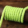 Corda de algodão de três fios DIY tecelagem manual corda decorativa para tubo de água corda de amarração resistente ao desgaste corda para tubo de ar condicionado corda grossa de juta branca