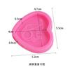 Molde de llavero de estetoscopio Love Molde de silicona epoxi Crystal Love Decoración de pastel de fondant Molde para hornear