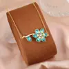Versão Alta Shijia Idyllia Colar de Flores Coloridas para Mulheres Moda Europeia e Americana Pingente de Flor Multicor Corrente Clavicular Transfronteiriço