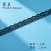 Accesorios de Encaje de 3-20 cm de Ancho Nuevos de Nylon Blanco y Negro Borlas para Ropa de Bebé Brocado Espesado Accesorios para el Cabello Material para Cinturones