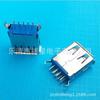 Conector USB 3.0 de suministro de alta velocidad 3.0 AF en línea 180 grados 15.0 pie doblado rizado asiento hembra 3.0