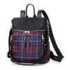 2025 nuevo bolso de hombro a cuadros de tela de nailon transfronterizo para mujer, bolso de hombro de moda europea y americana, versátil, de personalidad, gran cantidad, excelente