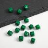 8 * 10mm acrílico colorido cubo açúcar multi-corte geométrico losango furo passante contas soltas DIY pulseira chaveiro acessórios